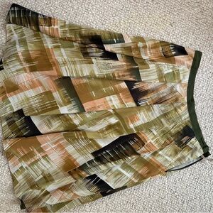 Anne Klein Multicolor A-Line Skirt like new size 8 below the knee